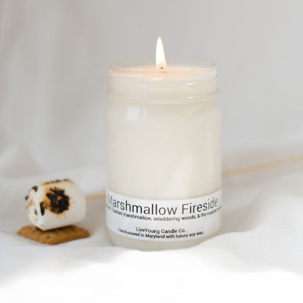 Marshmallow Fireside - Mason Jar