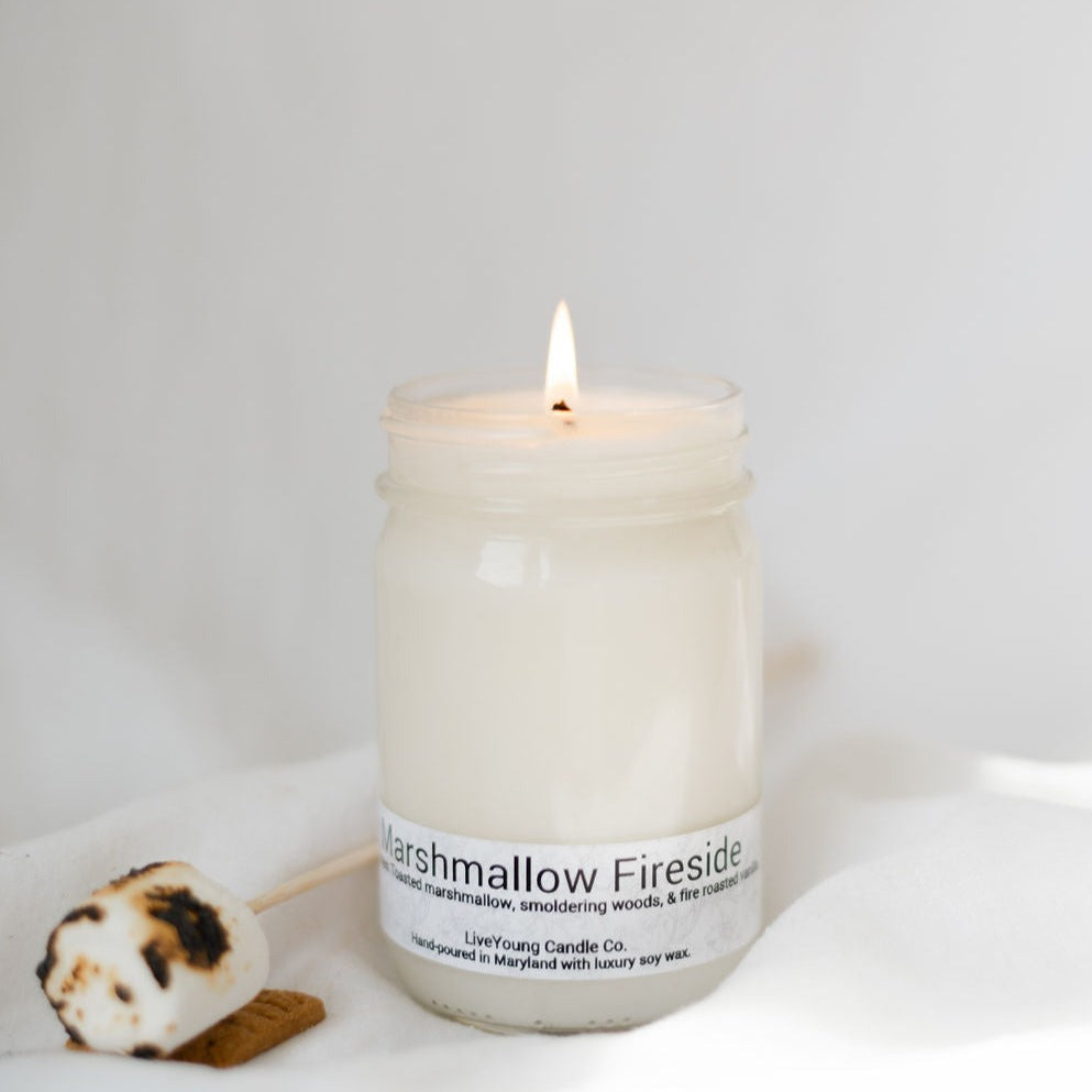 Marshmallow Fireside - Mason Jar