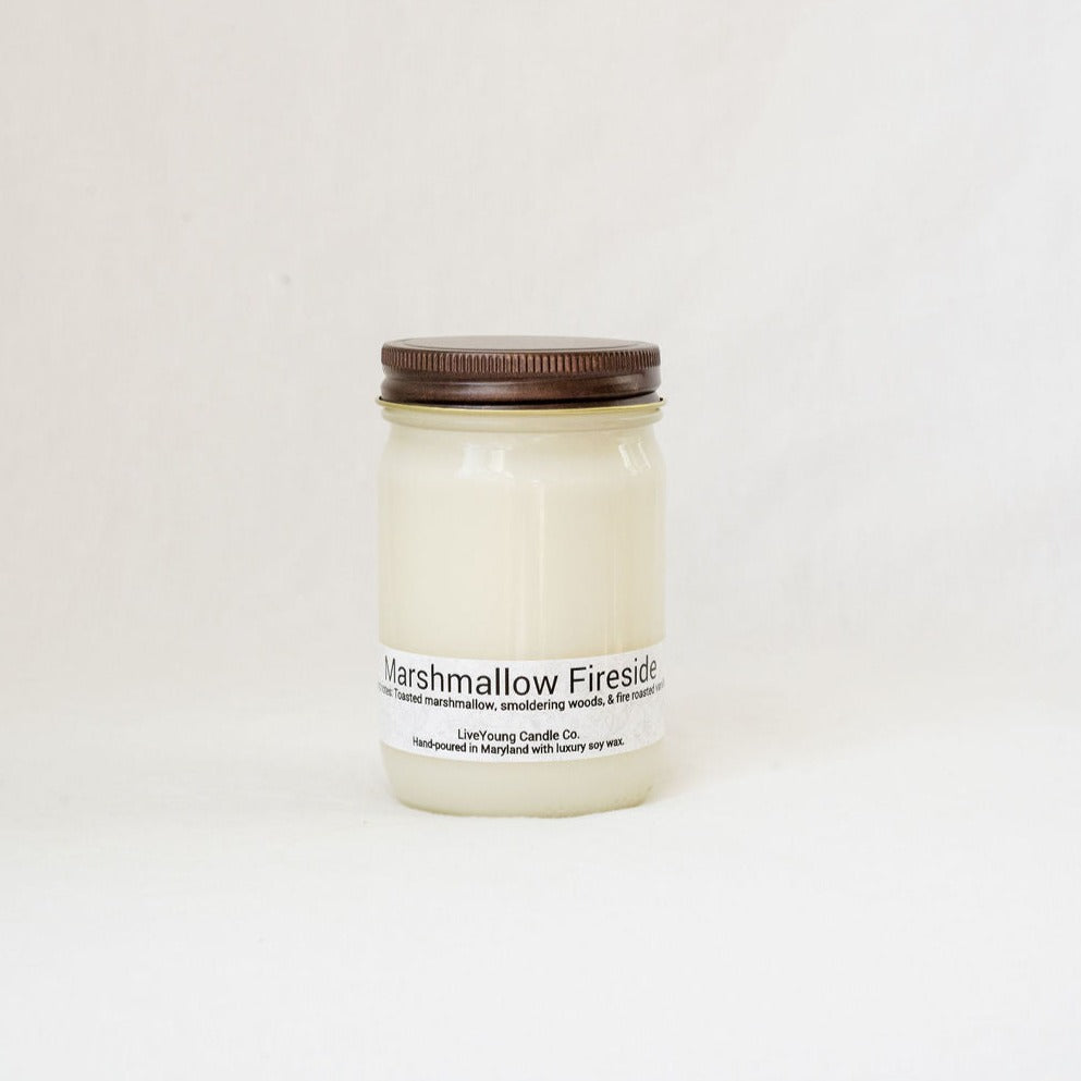 Marshmallow Fireside - Mason Jar
