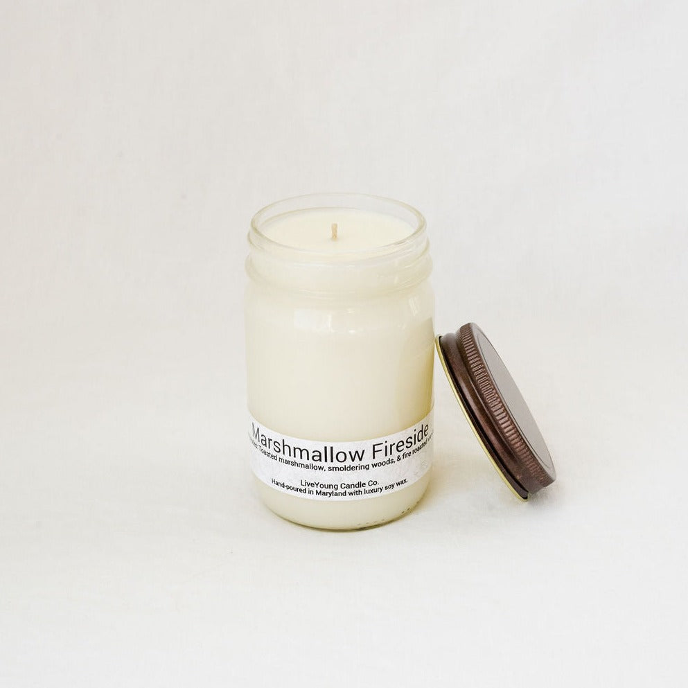 Marshmallow Fireside - Mason Jar