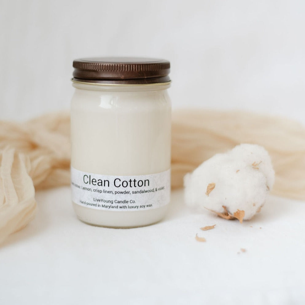 Clean Cotton- Mason Jar