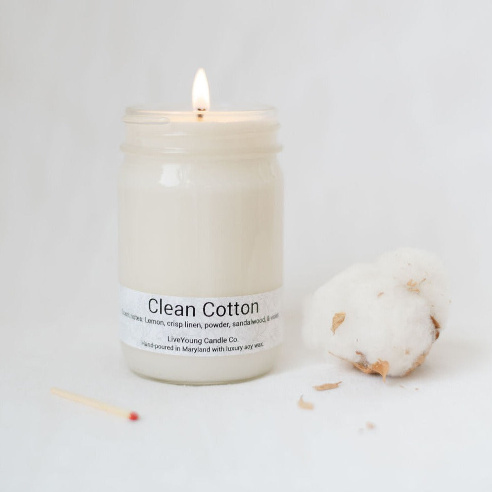 Clean Cotton- Mason Jar