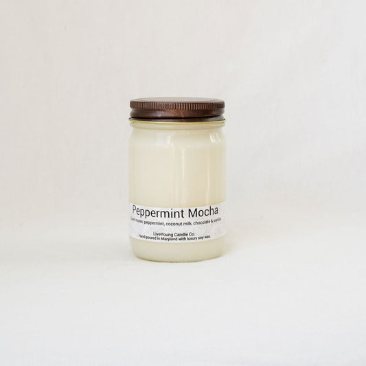 Peppermint Mocha - Mason Jar