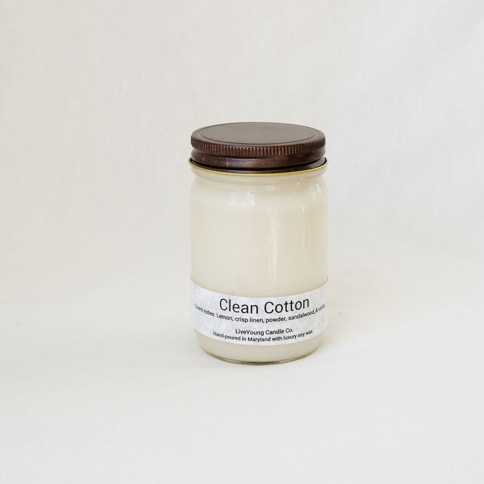 Clean Cotton- Mason Jar