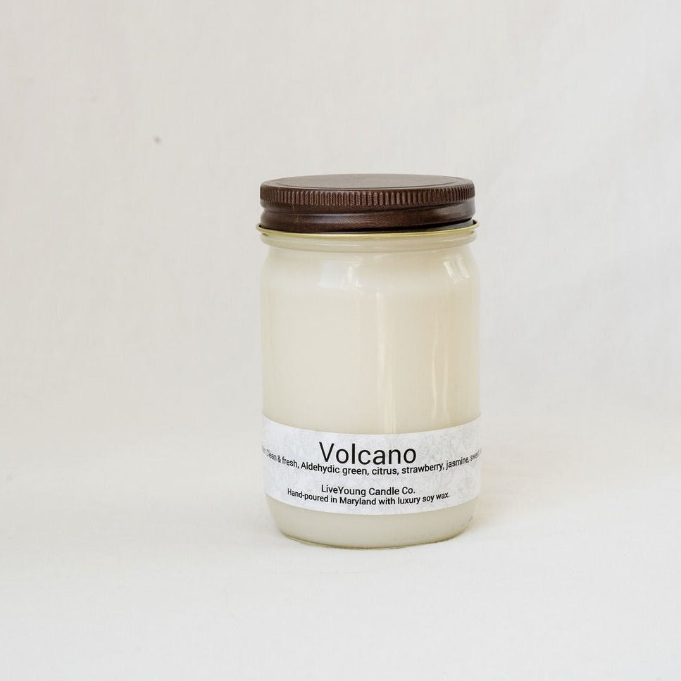 Volcano- Mason Jar