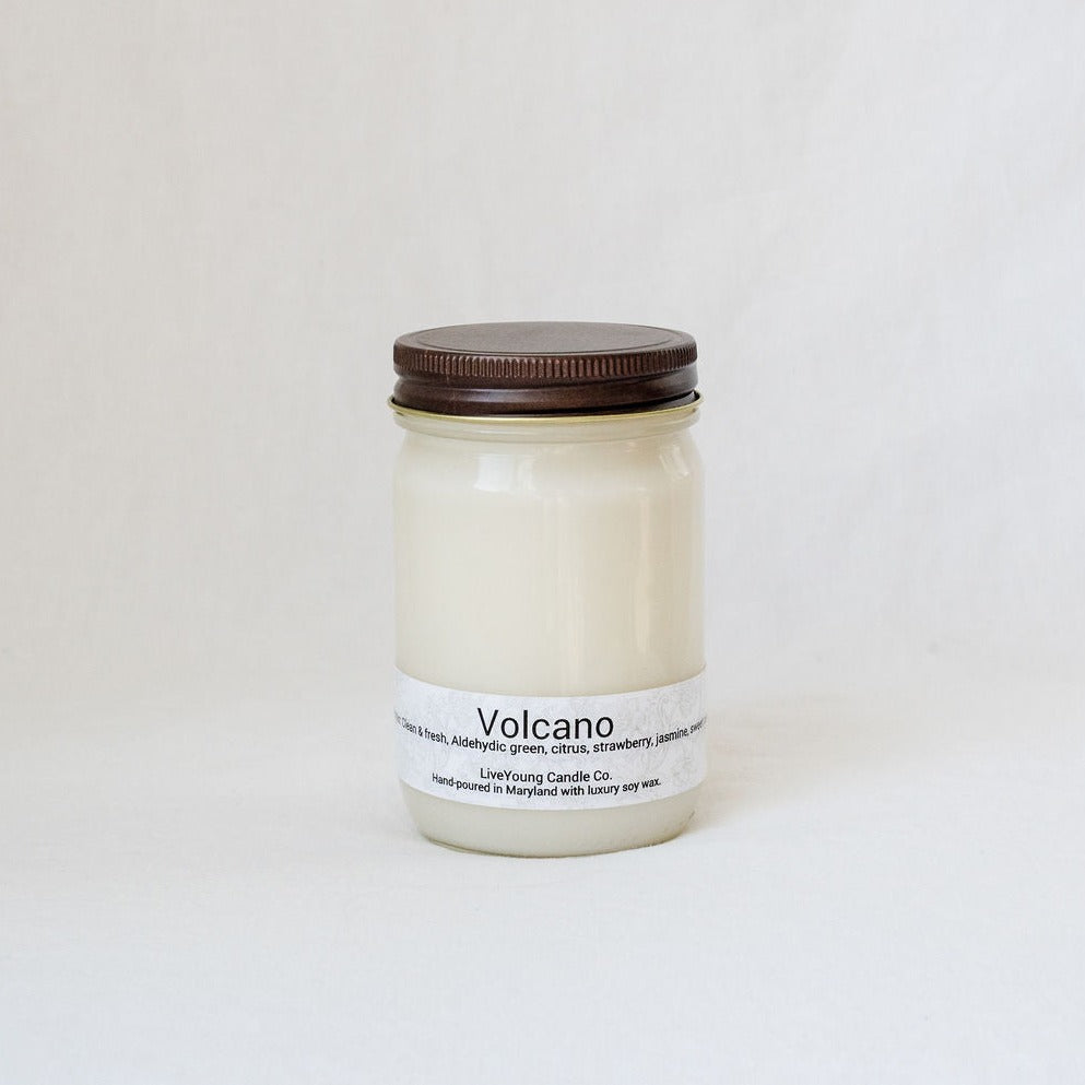 Volcano- Mason Jar