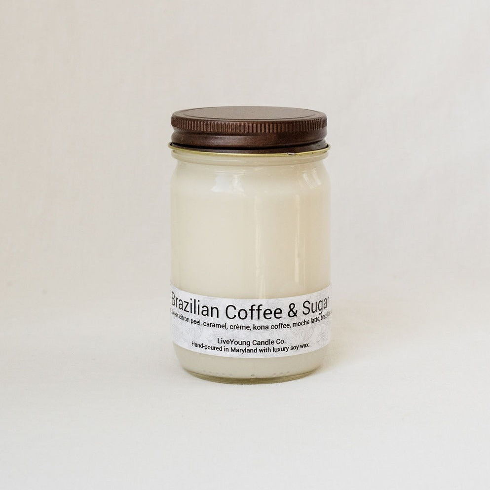 Brazilian Coffee & Sugar- Mason Jar